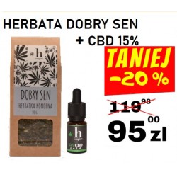 HERBATA DOBRY SEN+OLEJEK CBD 15% FULL/promo